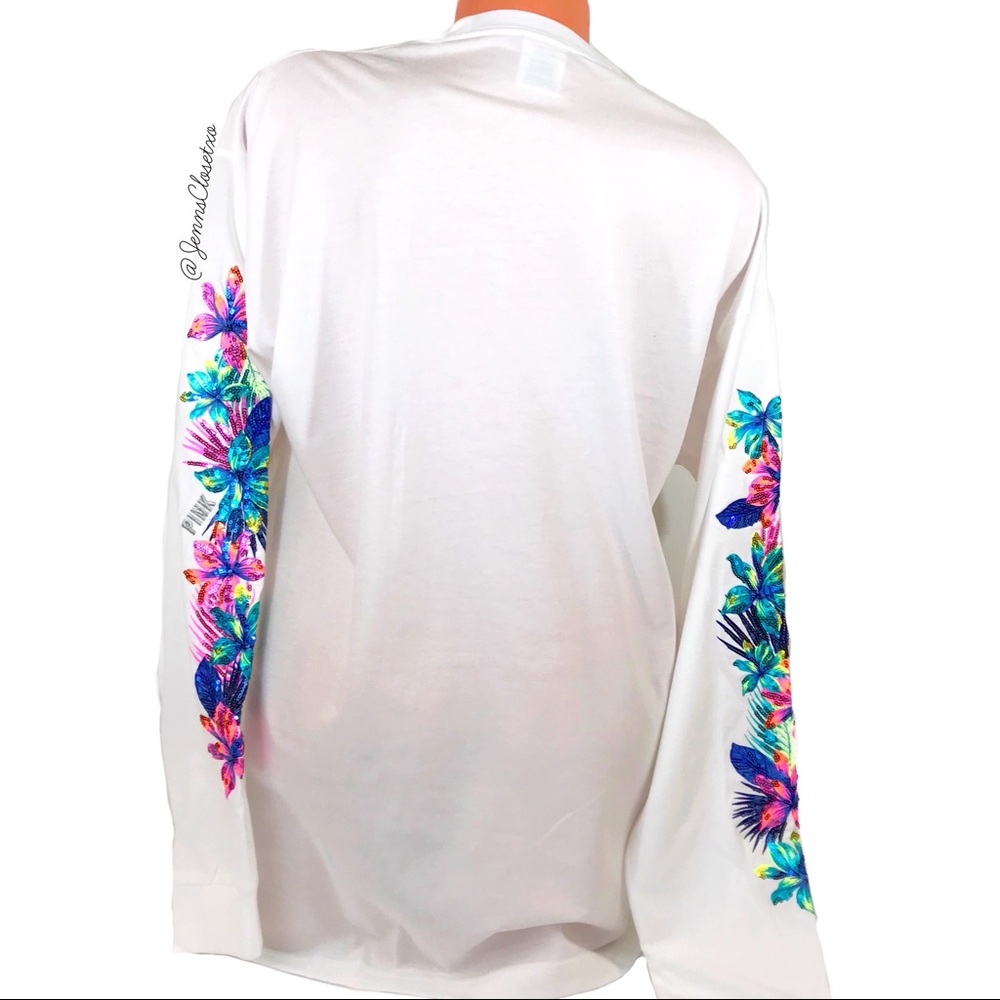 •Victoria’s Secret PINK• Bling long sleeve campus - Picture 4 of 4